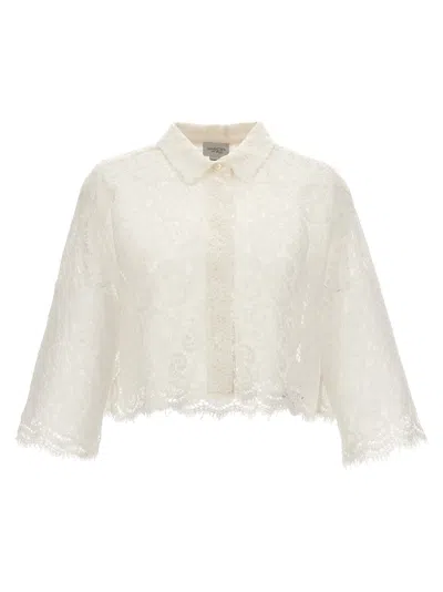 Giambattista Valli Macramé Shirt Shirt, Blouse White