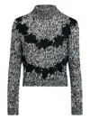 Giambattista Valli Macramé Sweater In Black