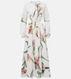 Giambattista Valli Maxikleid Macro Carnation Aus Baumwollpopeline