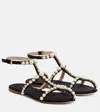 Giambattista Valli Maharani Faux Pearl-embellished Sandals In Black