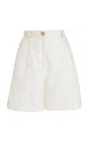 Giambattista Valli Matelassé Shorts In White