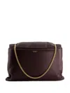 Giambattista Valli Maxi Airbag Chain Shoulder Bag In Brown