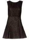 Giambattista Valli Mesh Dress In Black