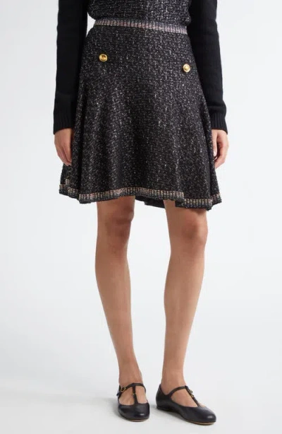 GIAMBATTISTA VALLI GIAMBATTISTA VALLI METALLIC TWEED SWEATER SKIRT