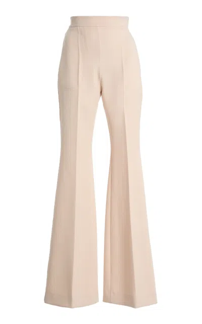 Giambattista Valli Mid-rise Flared Pants In Off-white