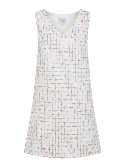 GIAMBATTISTA VALLI VESTIDO MIDI - BLANCO