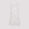 Giambattista Valli Grid-pattern Midi Dress In Ivory Rose