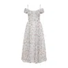 Giambattista Valli Off-shoulder Floral Silk Dress In Multicolor