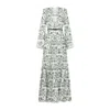 Giambattista Valli Floral Print Maxi Dress With Fitted Waist