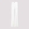 Giambattista Valli Flared Pants With Front And Back Pockets In Off White