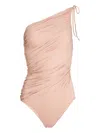 Giambattista Valli One-shoulder Swimsuit In Pink