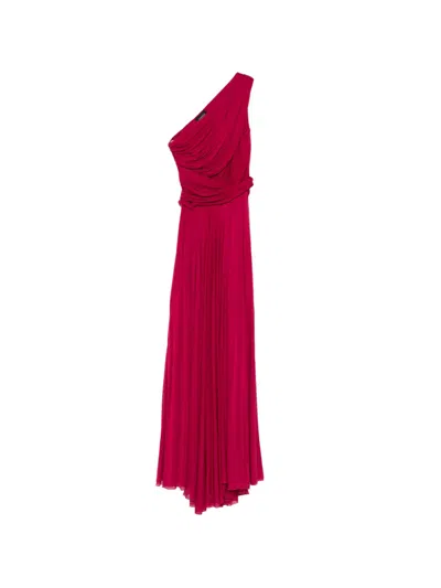Giambattista Valli One-shoulder Maxi Dress In Red