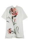 Giambattista Valli Oversize Rose Cotton High-low Top