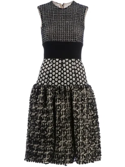 Giambattista Valli Panel Dress In Black