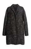 Giambattista Valli Patch-pocket Boucle Coat In Black