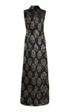 Giambattista Valli Patterned Jacquard Gilet In Black