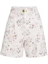 Giambattista Valli Patterned-jacquard Shorts In White