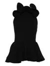 Giambattista Valli Peplum Top In Black