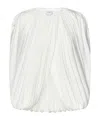 Giambattista Valli Pleated Blouse In White