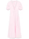 Giambattista Valli Poplin Maxi Dress In Pink