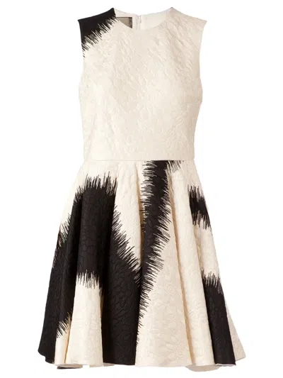 Giambattista Valli Printed Flared Dress In White