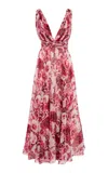 Giambattista Valli Printed Georgette Dress In Multi