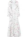Giambattista Valli Abendkleid Mit Print In Weiss