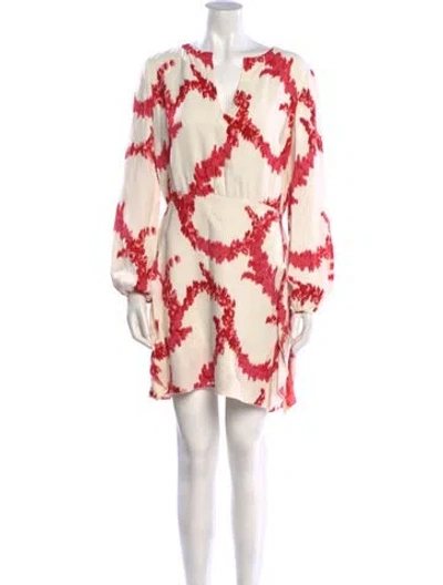 Pre-owned Giambattista Valli Printed Mini Dress In Multi