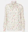 Giambattista Valli Bedruckte Bluse Aus Seide In Multicolor