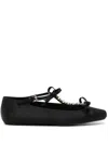 Giambattista Valli Rhinestone Ballerina In Black/ Crystal 9100