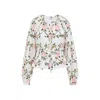 Giambattista Valli Floral Long-sleeved Blouse In Multicolor