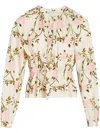 Giambattista Valli Rosier Popeline Blouse In Neutrals