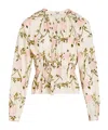 Giambattista Valli Rosier Popeline Blouse In White