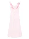 Giambattista Valli Midikleid Mit Volants In Rosa