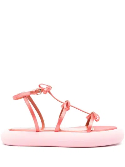 Giambattista Valli Sandals In M Orange Pink