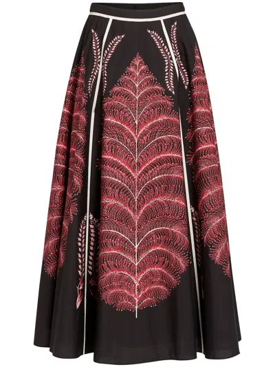 Giambattista Valli Screen Skirt In Black