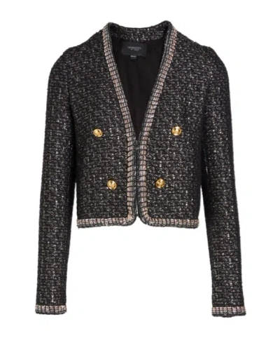 GIAMBATTISTA VALLI SEQUIN-EMBELLISHED TWEED JACKET