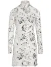 Giambattista Valli Sequin Macaramé Mini Dress In 白色