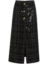 Giambattista Valli Sequinned Maxi Skirt In Black