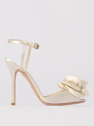 GIAMBATTISTA VALLI HEELED SANDALS GIAMBATTISTA VALLI WOMAN COLOR WHITE,437140001