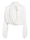 Giambattista Valli Silk Blouse In White