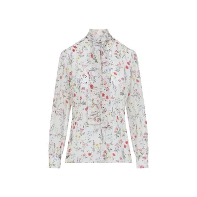 Giambattista Valli Silk Blouse In White