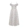 Giambattista Valli Off-shoulder Floral Silk Dress