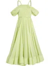 Giambattista Valli Silk Dress In Green