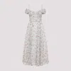 Giambattista Valli Off-shoulder Floral Silk Dress In Multicolor
