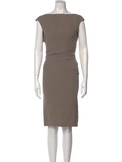 Pre-owned Giambattista Valli Silk Knee-length Dress