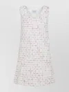 Giambattista Valli Grid-pattern Midi Dress