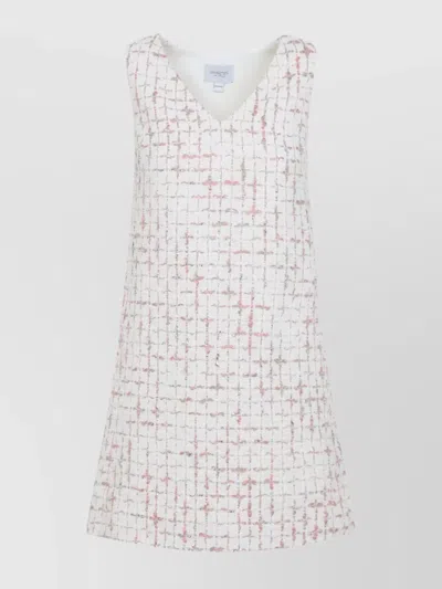 GIAMBATTISTA VALLI SILK PRINTED KNEE-LENGTH DRESS