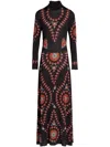 Giambattista Valli Silk Road Maxi Dress In Red