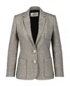 Giambattista Valli Einreihiger Blazer In Gray